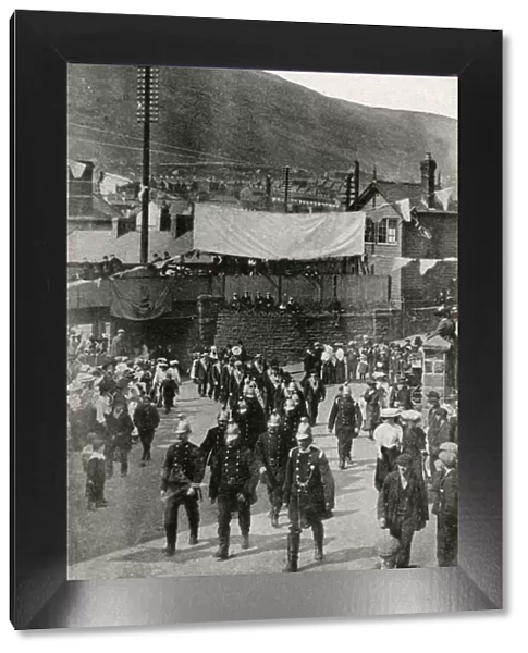 Civic Procession, New Tredegar, Gwent - Monmouthshire