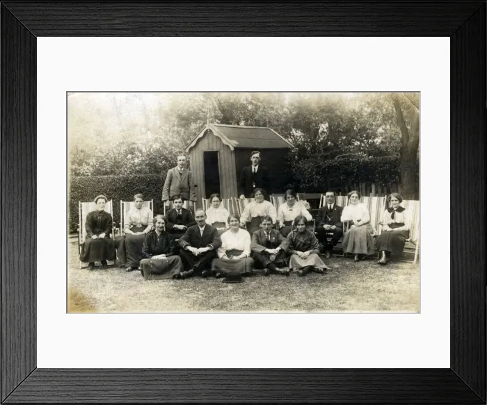Framed Print : Garden Party, Blackpool Suberbs, Lancashire Framed Print : Garden Party, Blackpool Suberbs, Lancashire