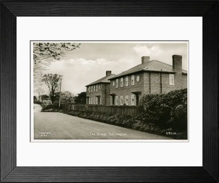 Framed Print : The Village, Bobbington, Staffordshire Framed Print : The Village, Bobbington, Staffordshire
