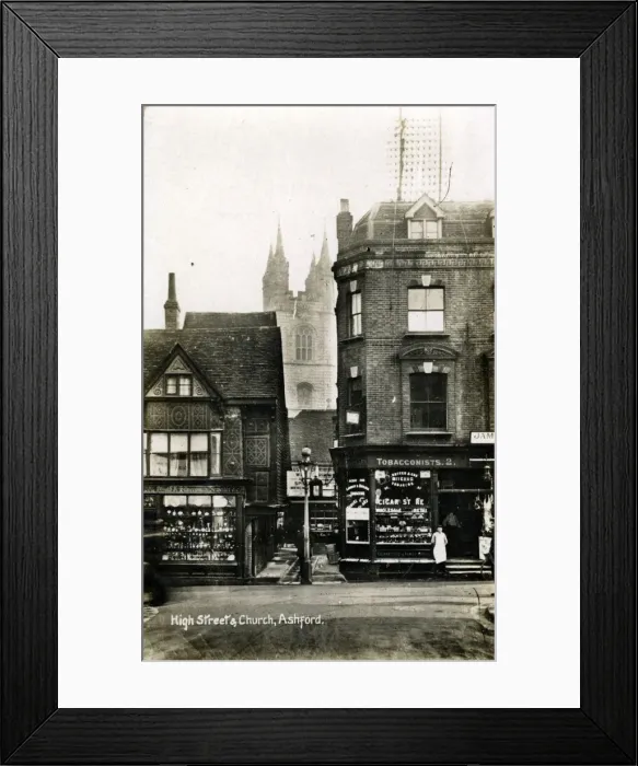 Framed Print : High Street & Shopfronts, Ashford, Kent Framed Print : High Street & Shopfronts, Ashford, Kent