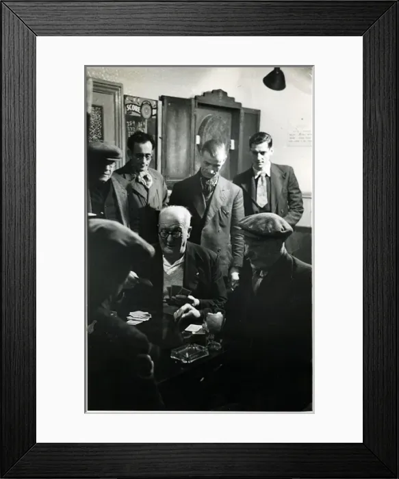 Framed Print : Card Game in a High Street Public House, The Pool of London Framed Print : Card Game in a High Street Public House, The Pool of London