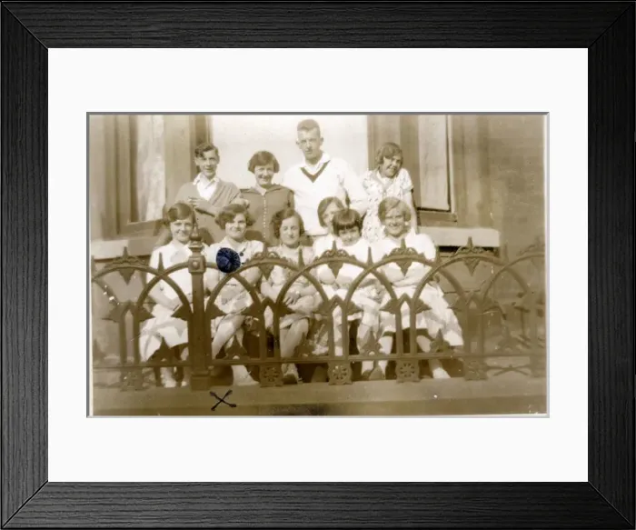 Framed Print : Family Group, Blackpool Suburbs, Lancashire Framed Print : Family Group, Blackpool Suburbs, Lancashire