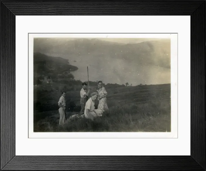 Framed Print : Ramblers, Tarbet, Argyllshire Framed Print : Ramblers, Tarbet, Argyllshire