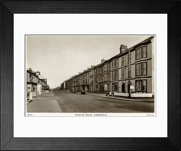 Framed Print : Marine Road, Abergele, Conwy - Clwyd Framed Print : Marine Road, Abergele, Conwy - Clwyd