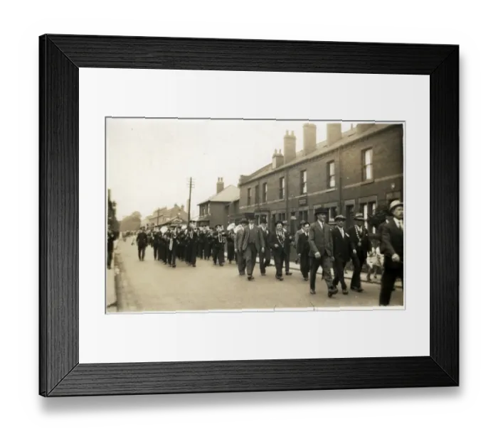 Framed Print : Procession, Addlestone, Surrey Framed Print : Procession, Addlestone, Surrey