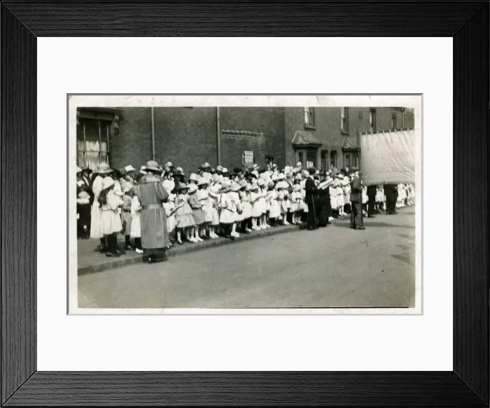 Framed Print : Amberfield Girls School Parade, Nacton, Suffolk Framed Print : Amberfield Girls School Parade, Nacton, Suffolk