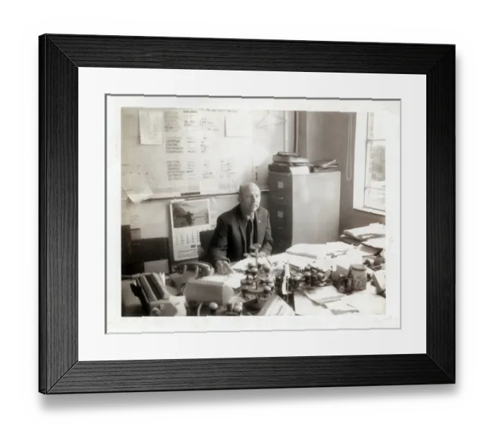 Framed Print : Marine Office, Thought to be at Fawley, Hampshire Framed Print : Marine Office, Thought to be at Fawley, Hampshire