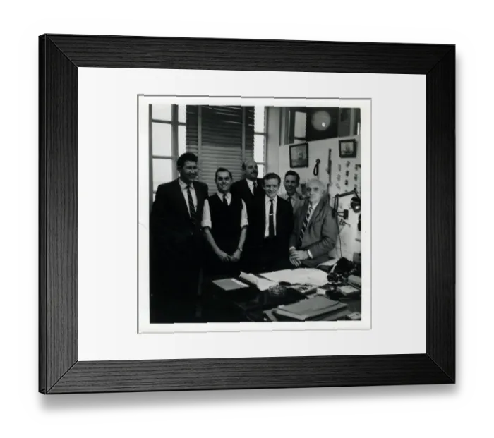 Framed Print : Marine Office, Thought to be at Fawley, Hampshire