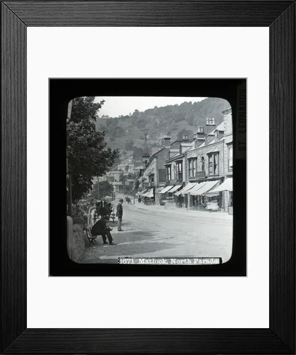 Framed Print : North Parade, Matlock, Derbyshire Framed Print : North Parade, Matlock, Derbyshire