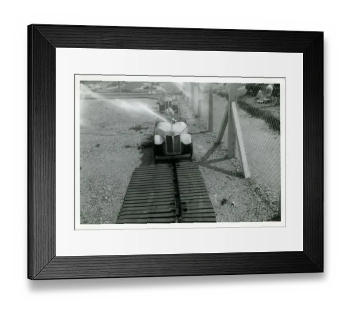 Framed Print : Fairground - Go-carts, Boscombe, Dorset Framed Print : Fairground - Go-carts, Boscombe, Dorset