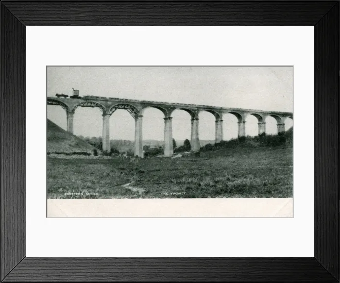 Framed Print : Cannington Viaduct Construction, Pinhay, Devon Framed Print : Cannington Viaduct Construction, Pinhay, Devon
