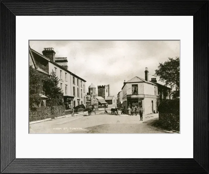 Framed Print : High Street, Towyn, Denbighshire Framed Print : High Street, Towyn, Denbighshire