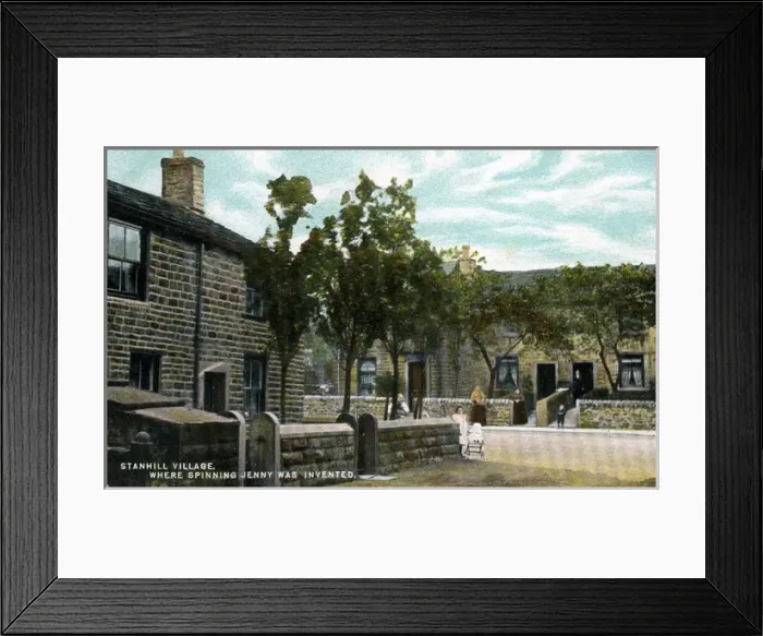 Framed Print : The Village, Stanhill, Lancashire Framed Print : The Village, Stanhill, Lancashire