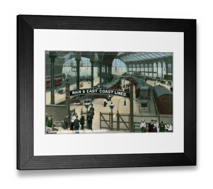 Framed Print : Central Station, Brighton, Sussex Framed Print : Central Station, Brighton, Sussex