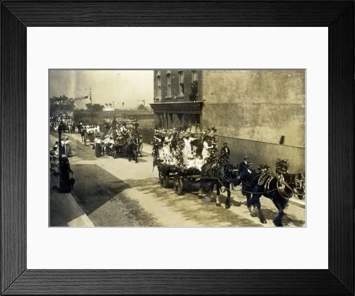 Framed Print : Parade, Ireleth, Cumbria Framed Print : Parade, Ireleth, Cumbria