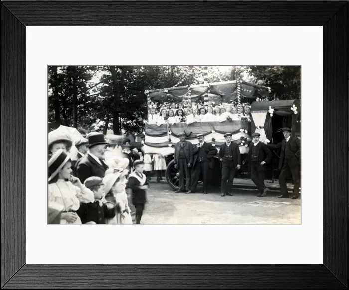 Framed Print : Carnival Float - Lidget Street, Lindley, Yorkshire Framed Print : Carnival Float - Lidget Street, Lindley, Yorkshire