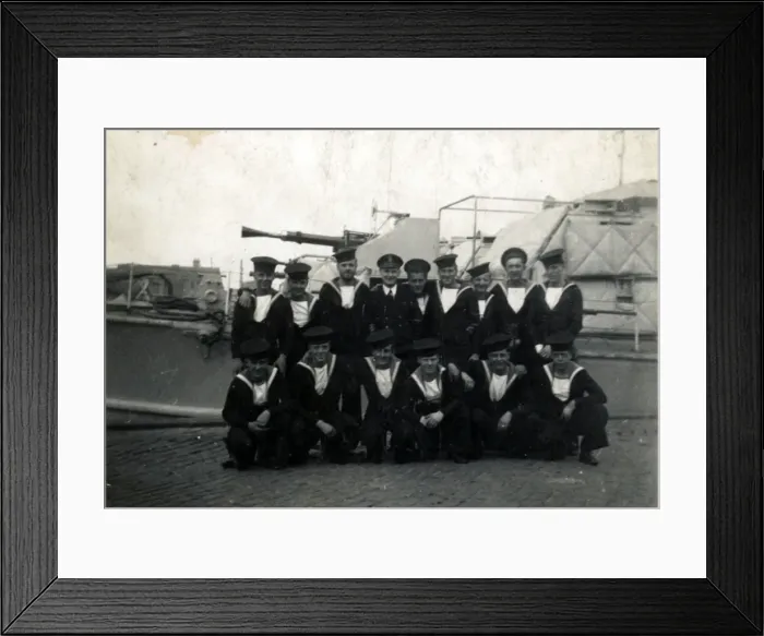 Framed Print : Navy Personnel, Southampton, Hampshire Framed Print : Navy Personnel, Southampton, Hampshire