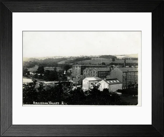 Framed Print : Bradshaw Mills, Bradshaw Valley, Lancashire Framed Print : Bradshaw Mills, Bradshaw Valley, Lancashire