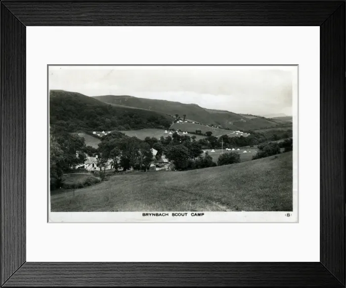 Framed Print : Scout Camp, Brynbach, Gwent Framed Print : Scout Camp, Brynbach, Gwent
