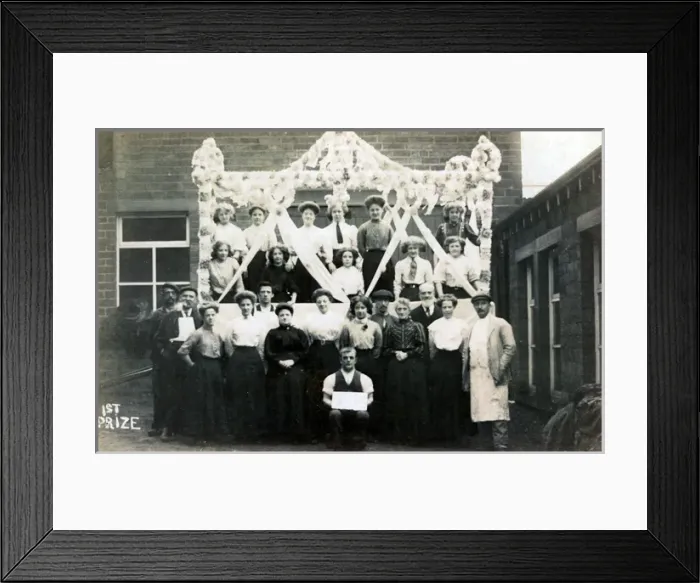 Framed Print : Carnival Float, Lindley, Yorkshire Framed Print : Carnival Float, Lindley, Yorkshire
