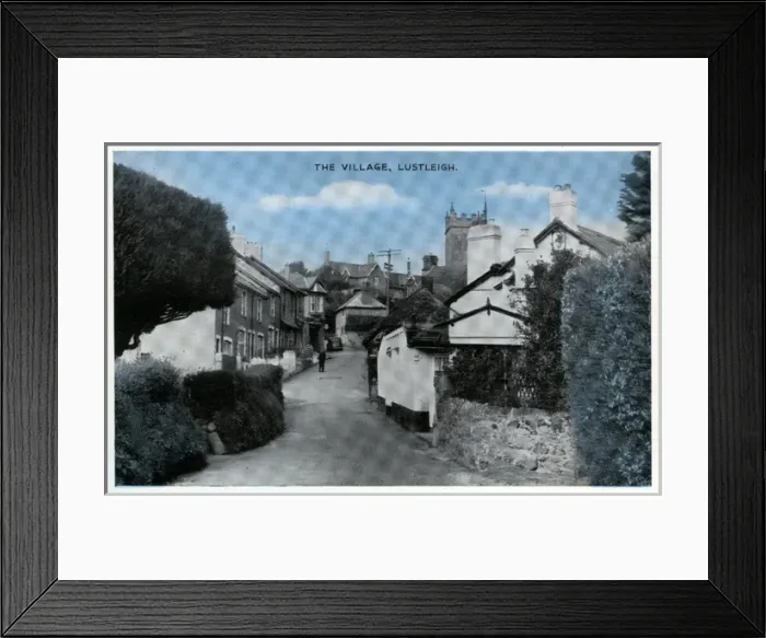 Framed Print : The Village, Lustleigh, Devon Framed Print : The Village, Lustleigh, Devon