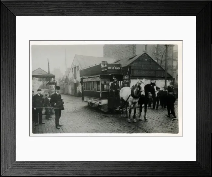 Framed Print : Tram Terminus, Paisley Framed Print : Tram Terminus, Paisley
