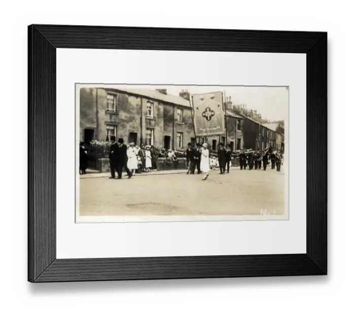 Framed Print : Parade, Sabden, Lancashire Framed Print : Parade, Sabden, Lancashire