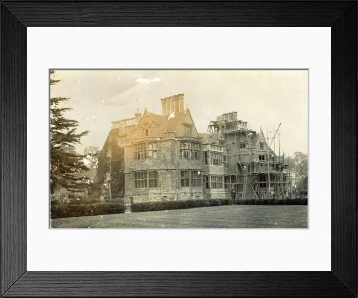 Framed Print : Large House Under Construction, Unknown location Framed Print : Large House Under Construction, Unknown location