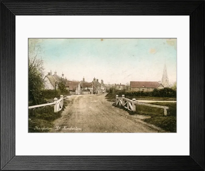 Framed Print : Thrapston Road, Kimbolton, Cambridgeshire Framed Print : Thrapston Road, Kimbolton, Cambridgeshire