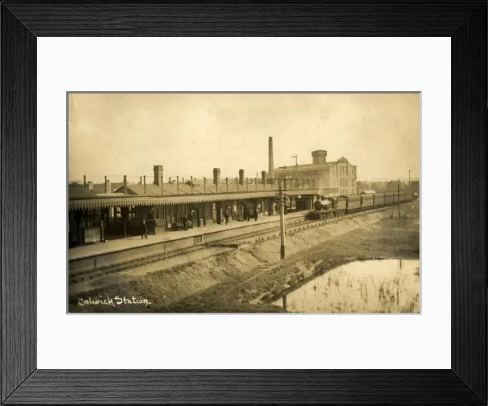 Framed Print : Railway Station, Colwick, Nottinghamshire Framed Print : Railway Station, Colwick, Nottinghamshire