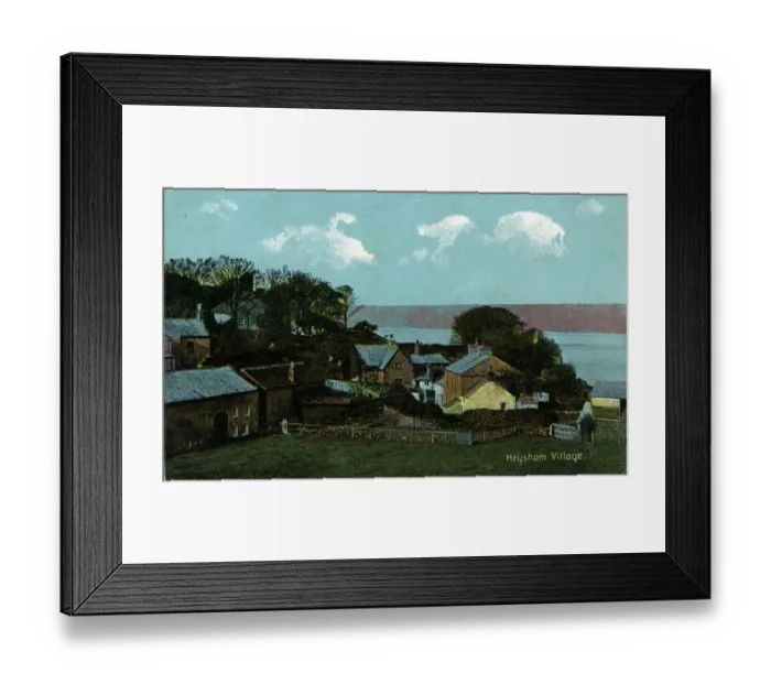 Framed Print : The Village, Heysham, Lancashire Framed Print : The Village, Heysham, Lancashire
