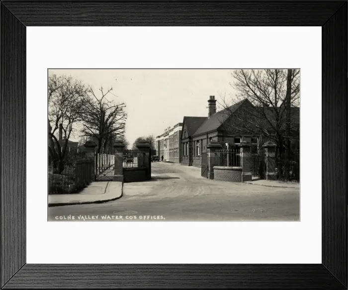 Framed Print : Water Companys Offices - Colne Valley, West Yorkshire Framed Print : Water Companys Offices - Colne Valley, West Yorkshire
