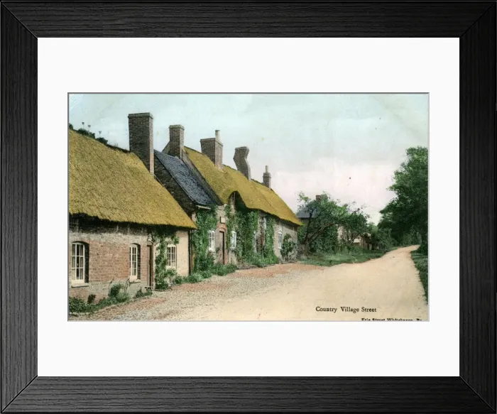 Framed Print : Erie Street, Whitehaven, Pennsylvania Framed Print : Erie Street, Whitehaven, Pennsylvania
