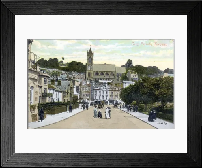 Framed Print : Cary Parade, Torquay, Devon Framed Print : Cary Parade, Torquay, Devon