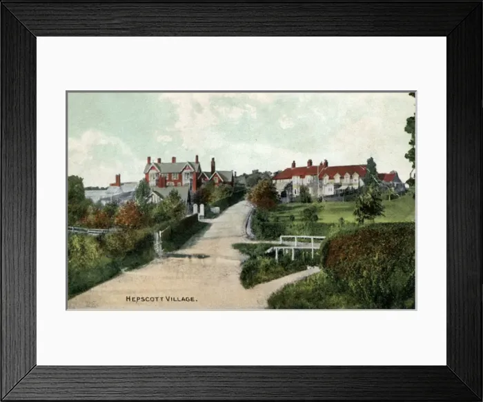 Framed Print : Hepscott Village, Northumberland, England Framed Print : Hepscott Village, Northumberland, England