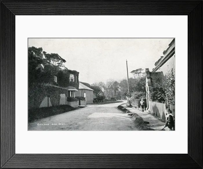 Framed Print : The Street, Guilton, Kent Framed Print : The Street, Guilton, Kent