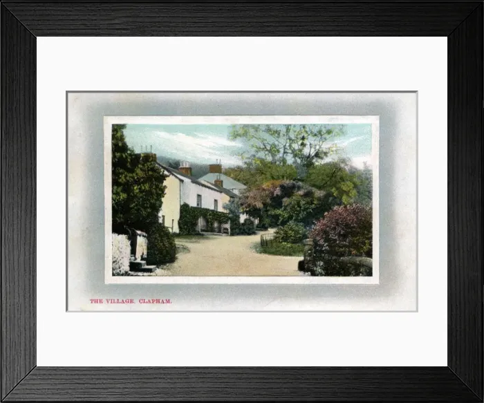 Framed Print : The Village, Clapham, Yorkshire Framed Print : The Village, Clapham, Yorkshire