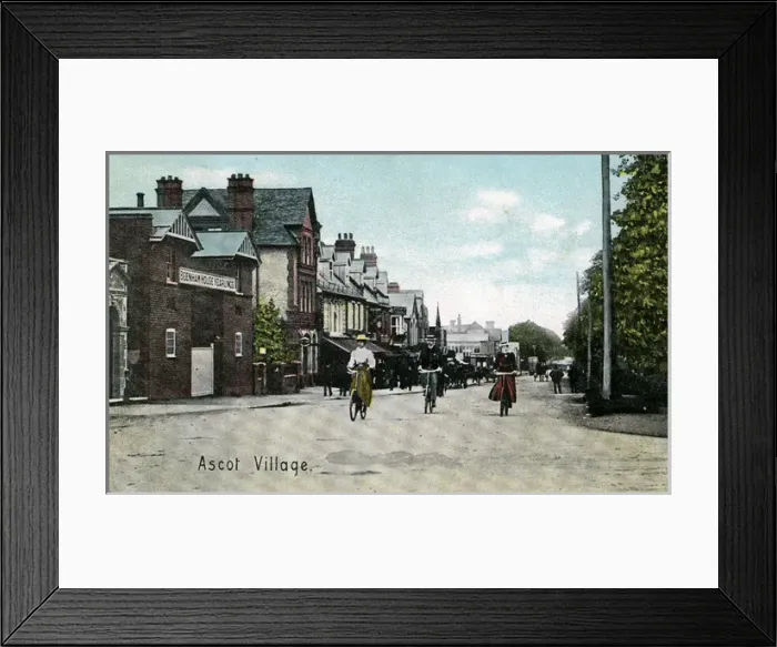 Framed Print : The Village, Ascot, Berkshire Framed Print : The Village, Ascot, Berkshire