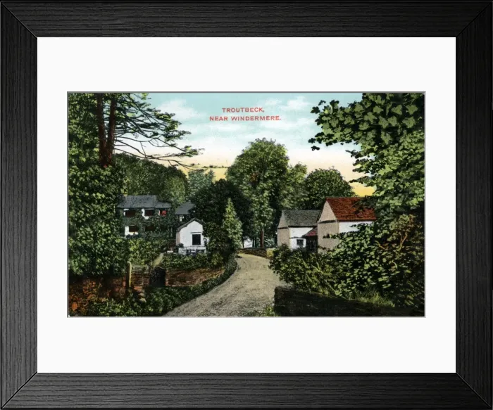 Framed Print : The Village, Troutbeck, Cumbria Framed Print : The Village, Troutbeck, Cumbria