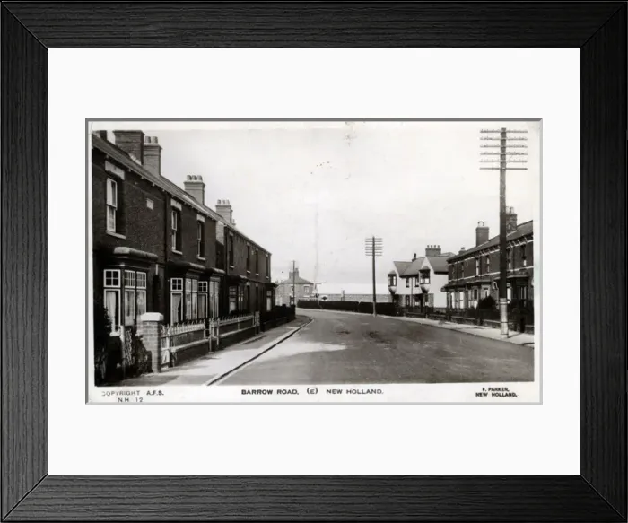 Framed Print : Barrow Road, New Holland, Yorkshire Framed Print : Barrow Road, New Holland, Yorkshire