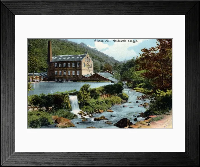 Framed Print : Gibson Mill, Hardcastle Craggs, Yorkshire Framed Print : Gibson Mill, Hardcastle Craggs, Yorkshire