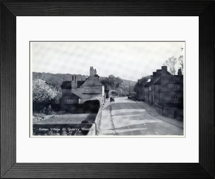 Framed Print : Village & Quarry Woods, Bisham, Berkshire Framed Print : Village & Quarry Woods, Bisham, Berkshire