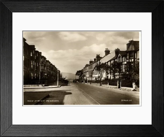 Framed Print : Marine Road, Pensarn, Denbighshire Framed Print : Marine Road, Pensarn, Denbighshire