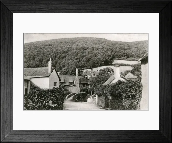 Framed Print : The Village, Allerford, Somerset Framed Print : The Village, Allerford, Somerset