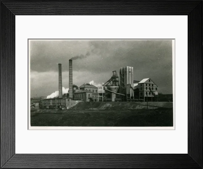 Framed Print : Industrial Works with Railway, Unknown location Framed Print : Industrial Works with Railway, Unknown location