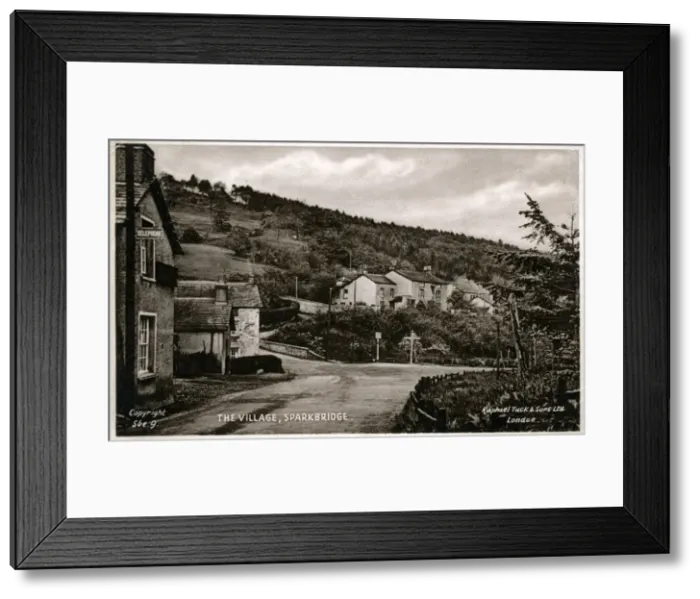 Framed Print : The Village, Spark Bridge, Cumbria Framed Print : The Village, Spark Bridge, Cumbria