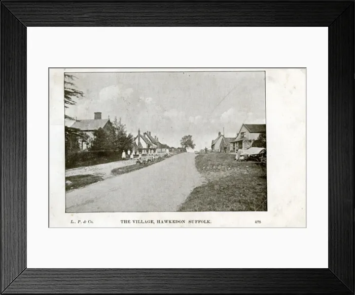 Framed Print : The Village, Hawkedon, Suffolk Framed Print : The Village, Hawkedon, Suffolk