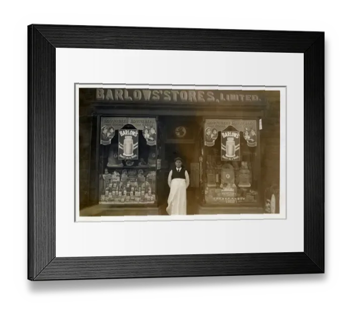 Framed Print : Shopfront, Newchapel, Staffordshire Framed Print : Shopfront, Newchapel, Staffordshire
