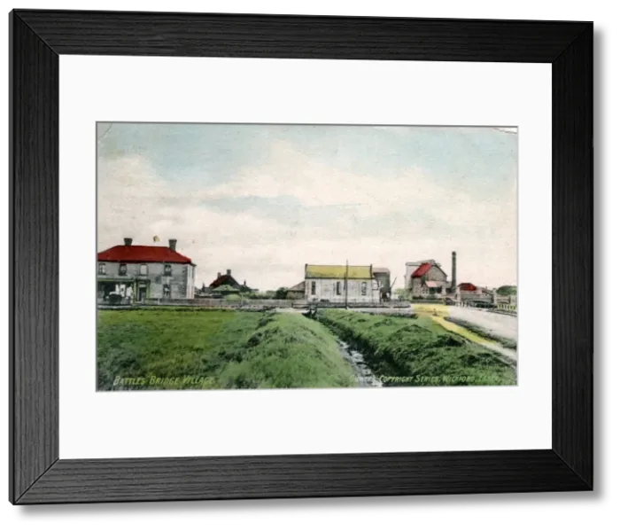 Framed Print : The Village, Battlesbridge, Essex Framed Print : The Village, Battlesbridge, Essex