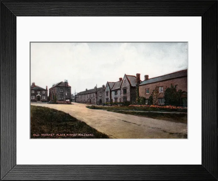 Framed Print : Old Market Place, Kirkby Malzeard, Yorkshire Framed Print : Old Market Place, Kirkby Malzeard, Yorkshire